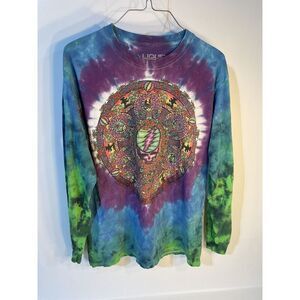 Liquid Blue Grateful Dead Mandala Skeletons Jester Tye Die Size Medium M